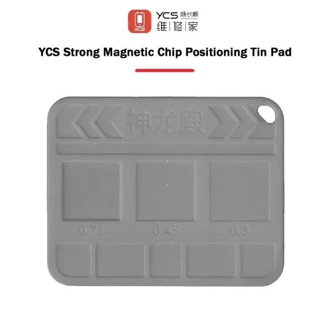 Pad magnetico para reballing de ic YCS (gris)