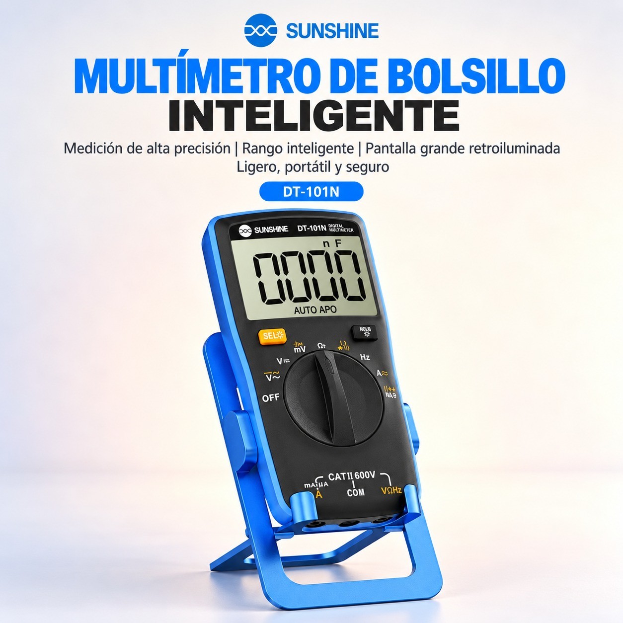 Tester Multimetro digital SUNSHINE DT-101N